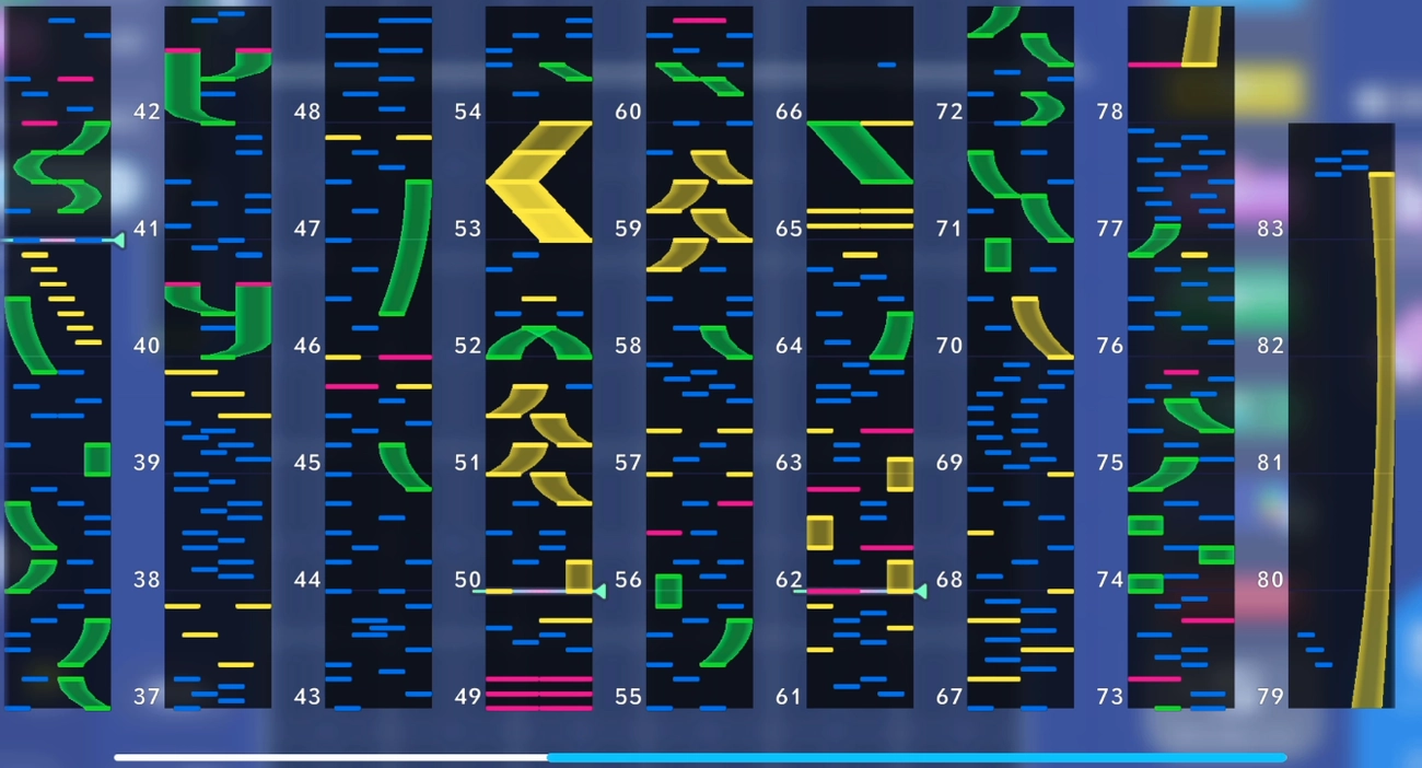 Prism Melodyの譜面