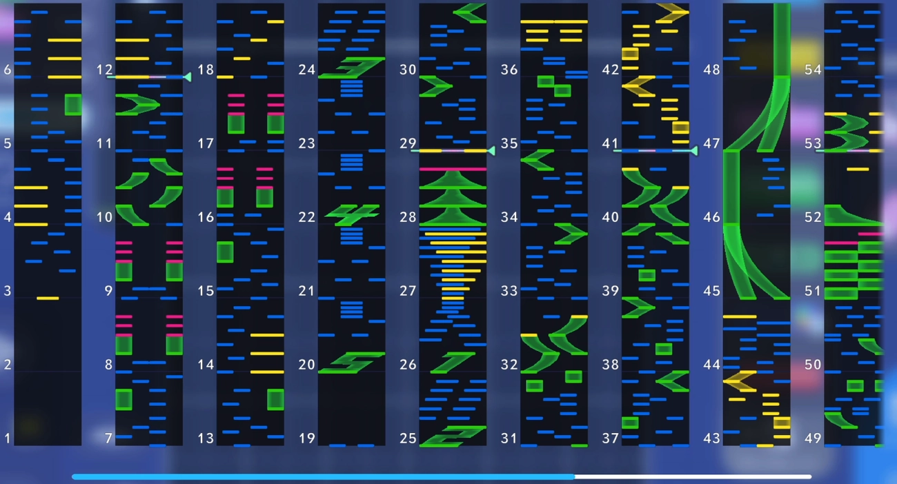 BLUE CLAPPERの譜面