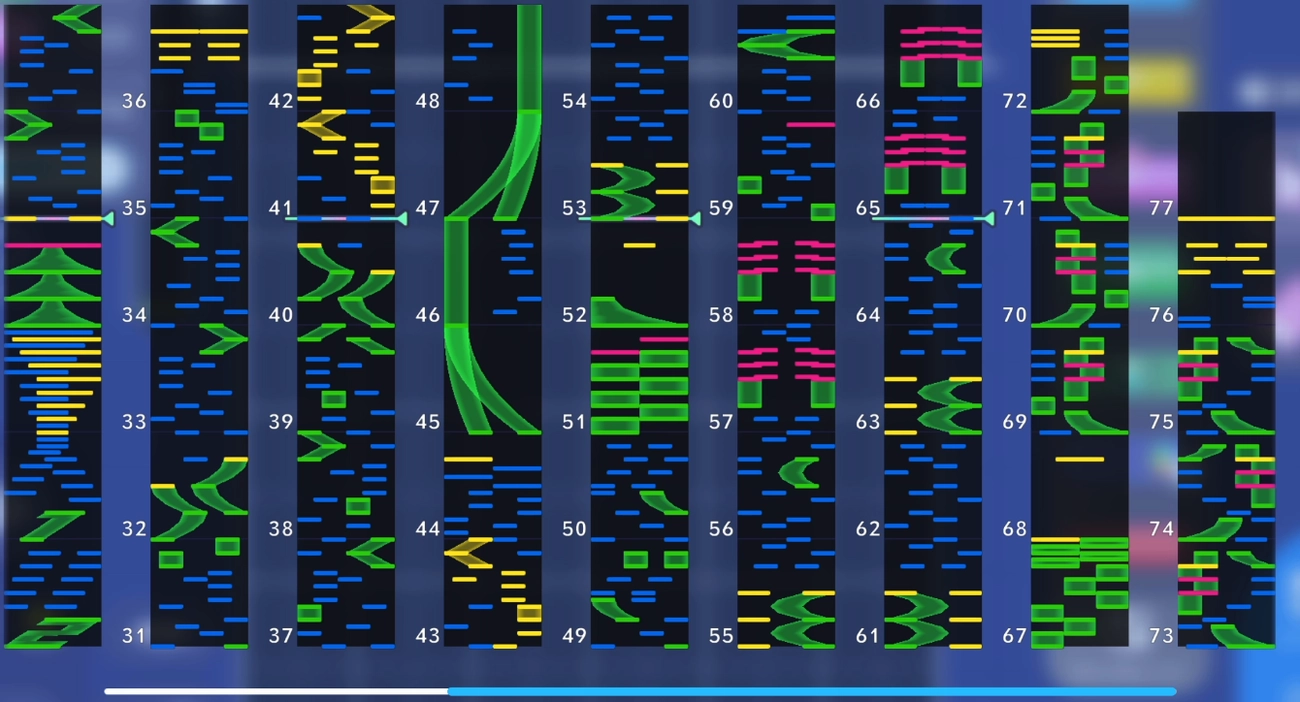BLUE CLAPPERの譜面