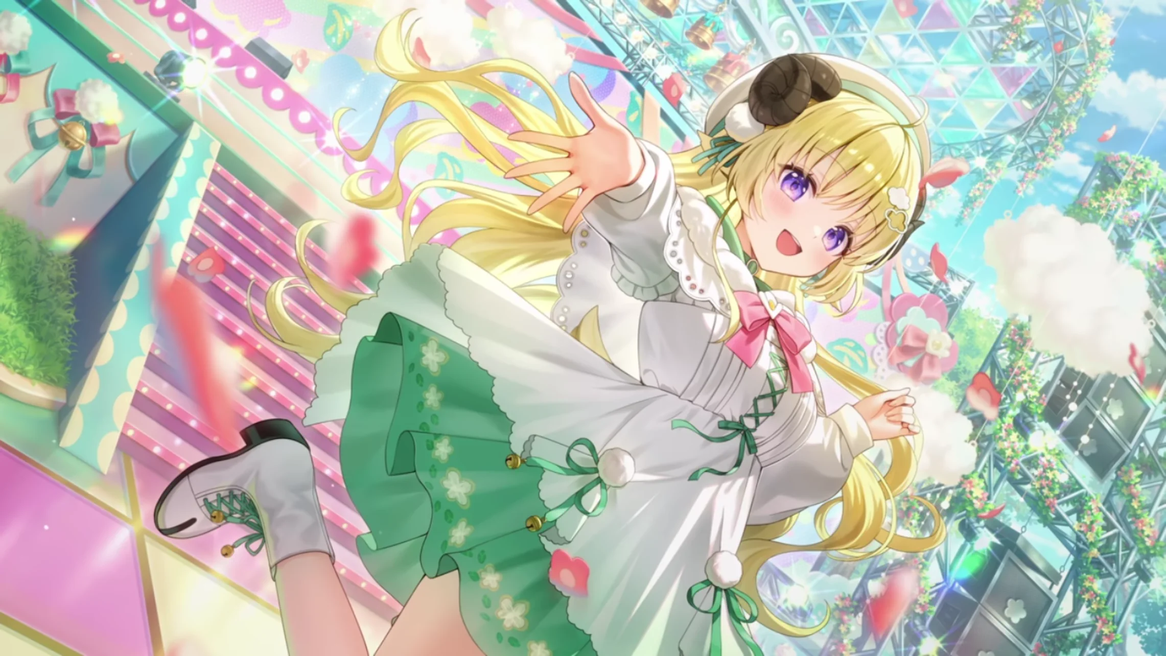 Woolly Smile Festival 角巻わための衣装イラスト