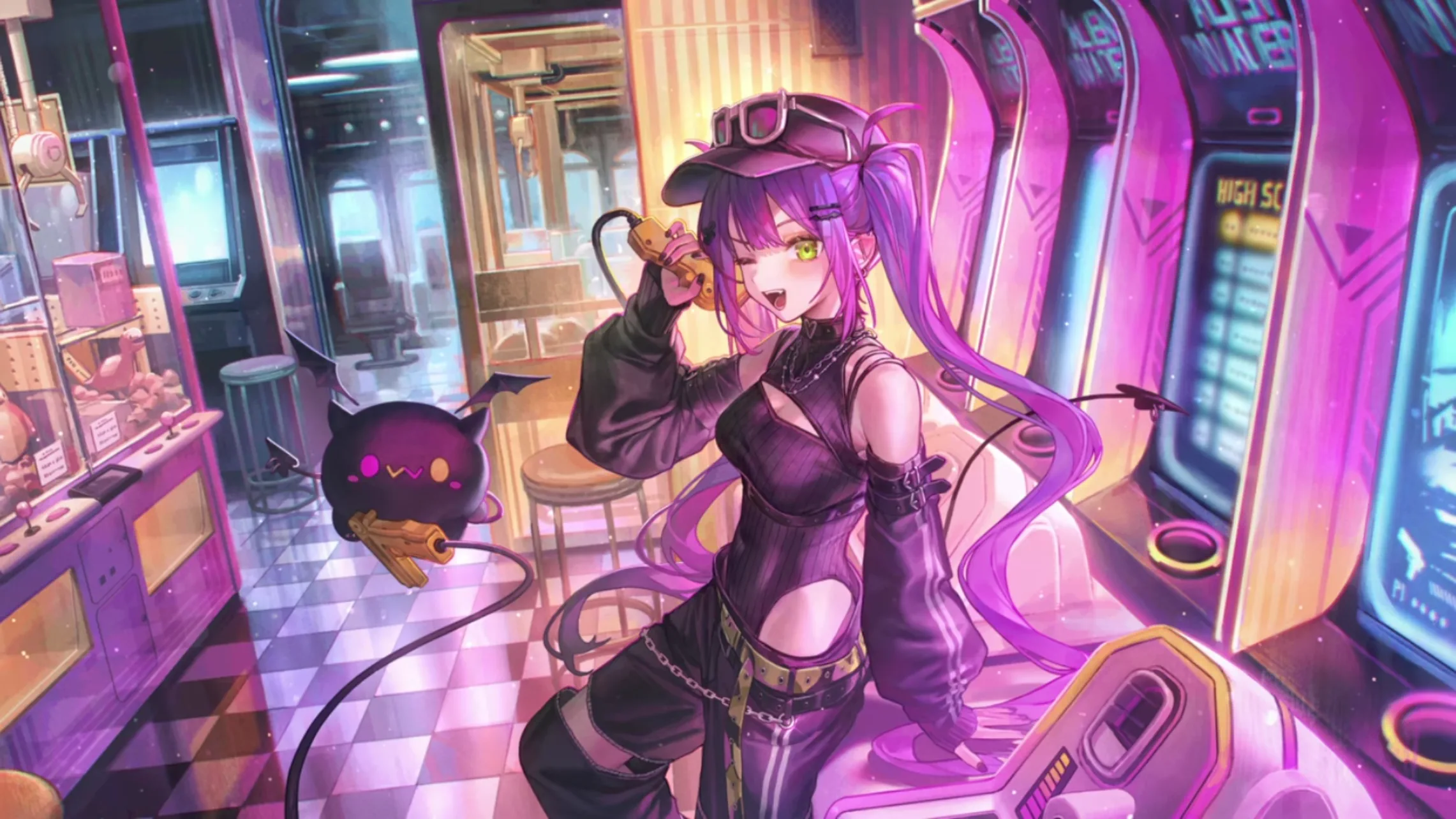 ガチで終わらんチルい夜遊び 常闇トワの衣装イラスト