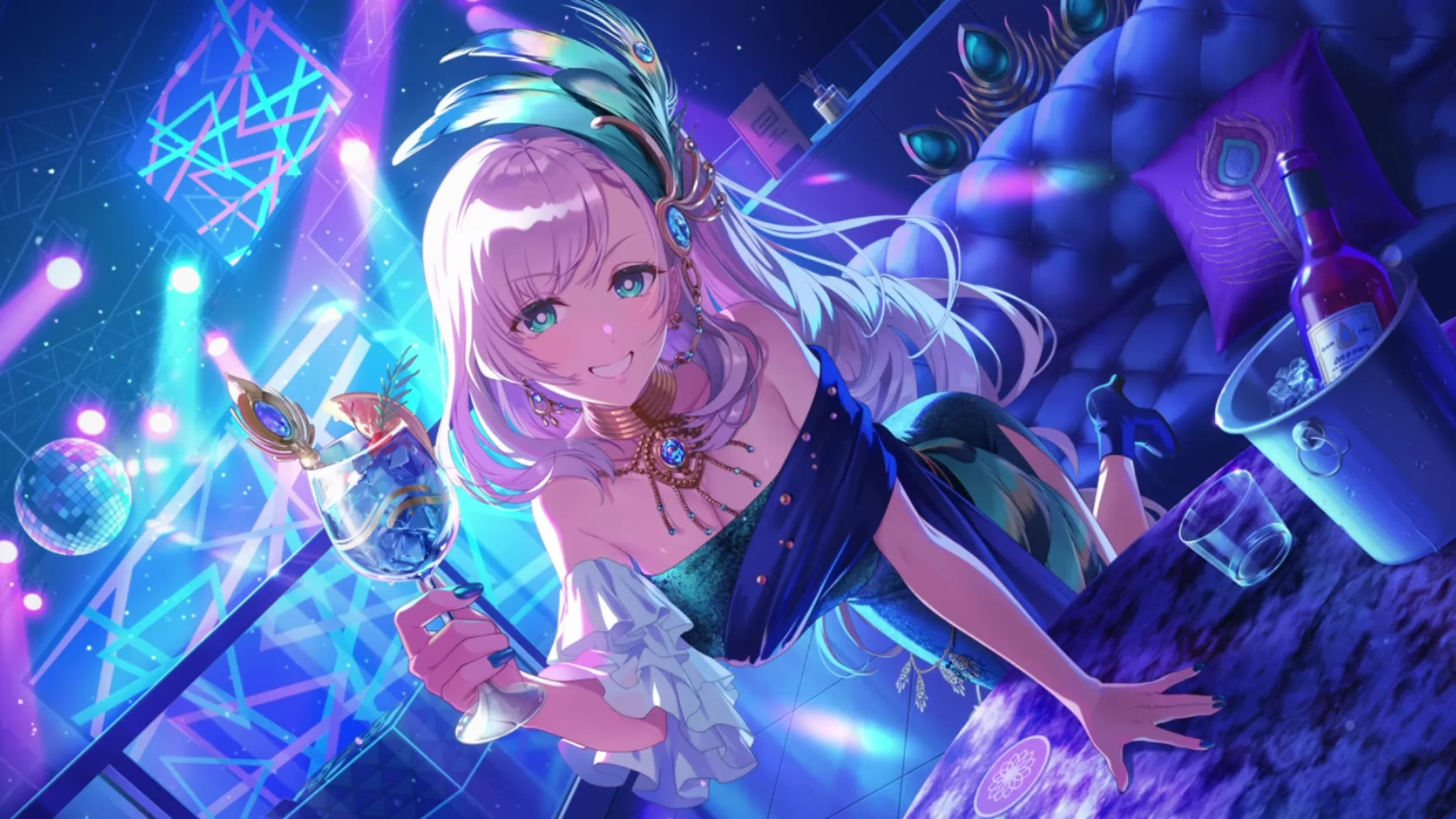 おすまし孔雀と嗜む一杯 パヴォリア・レイネの衣装イラスト