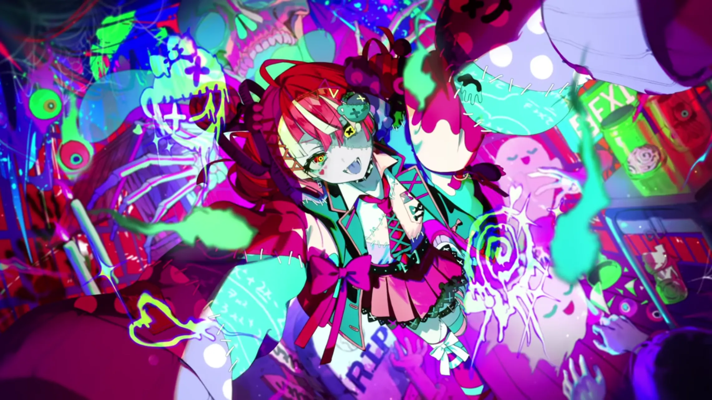 Z nonstop talker クレイジー・オリーの衣装イラスト