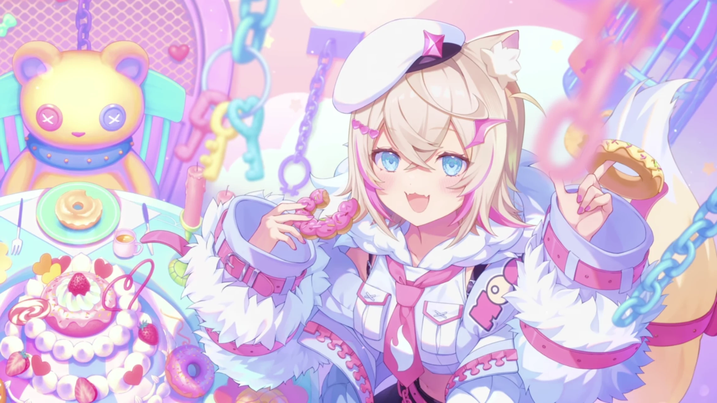 のほほんドーナツパーティー♪ モココ・アビスガードの衣装イラスト