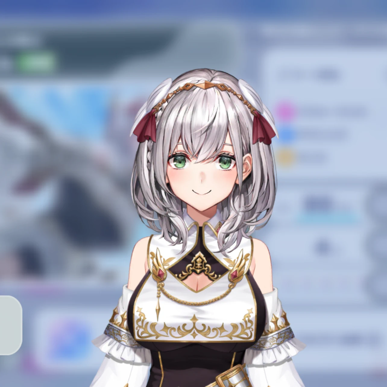 風薫るおっとり騎士 白銀ノエルの3Dモデル