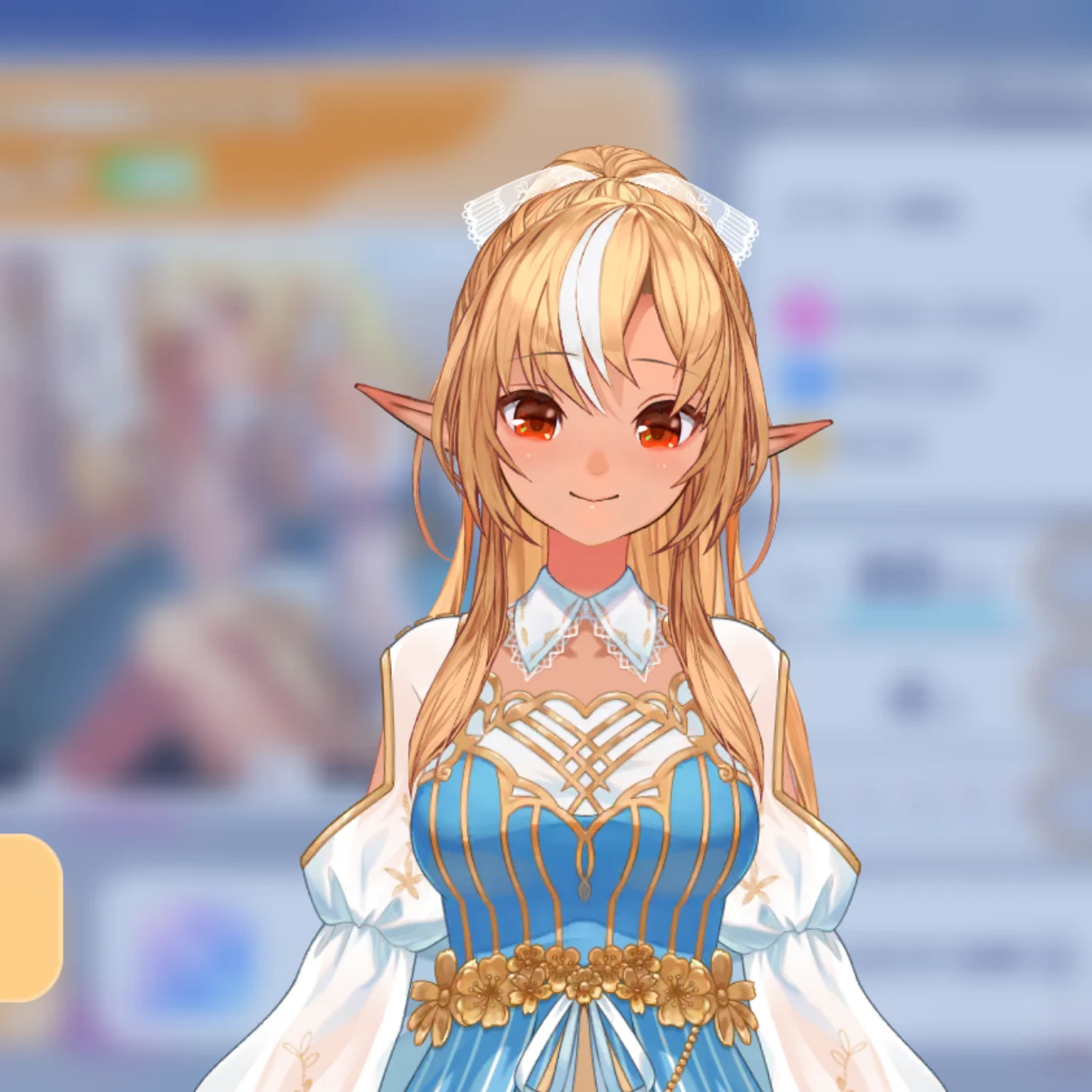 ハーフエルフの風渡るゴンドラ 不知火フレアの3Dモデル