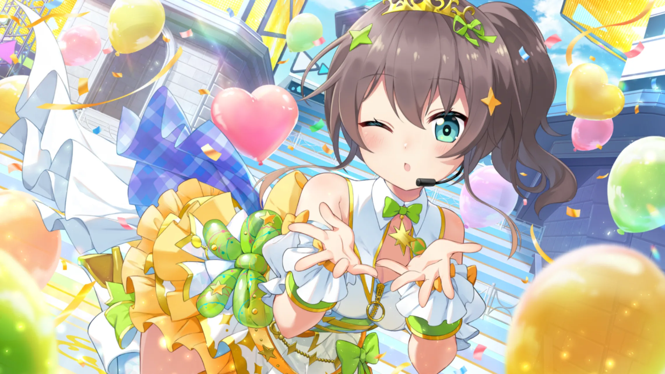 あざとさ全開キュンキュンライブ 夏色まつりの衣装イラスト