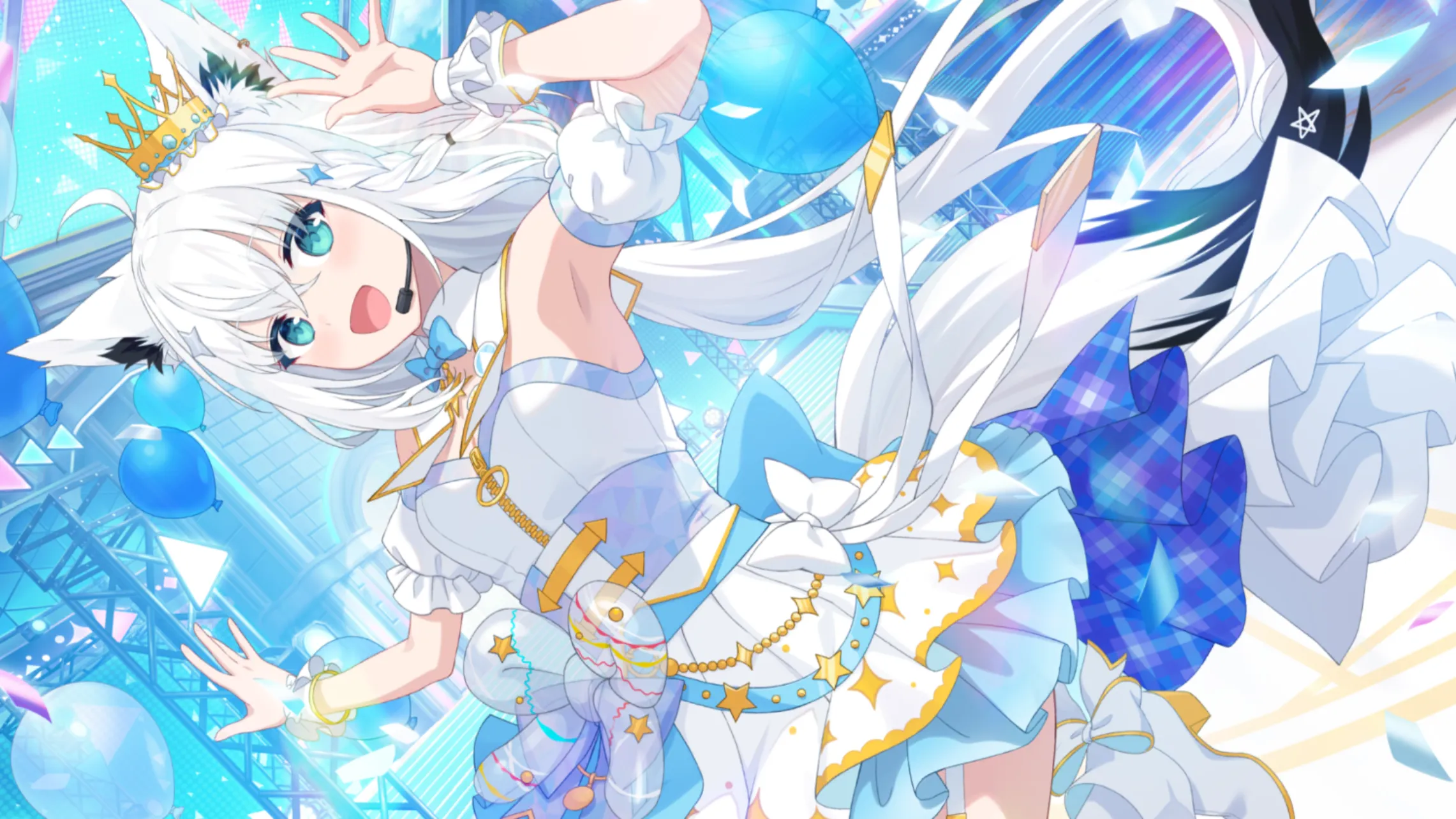 ギアあげるFOXパフォーマンス 白上フブキの衣装イラスト