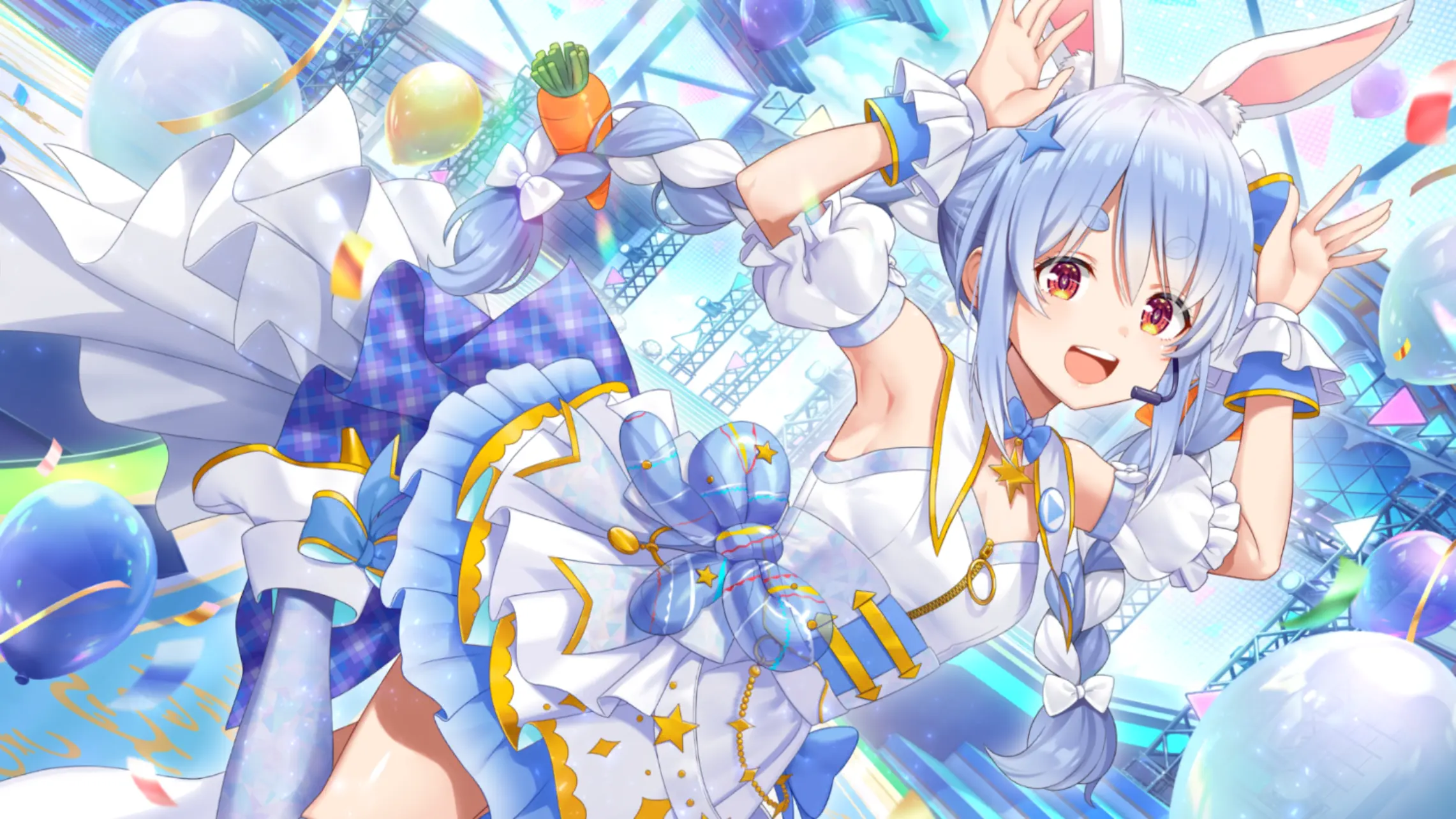 cheekyホッピンバニー 兎田ぺこらの衣装イラスト