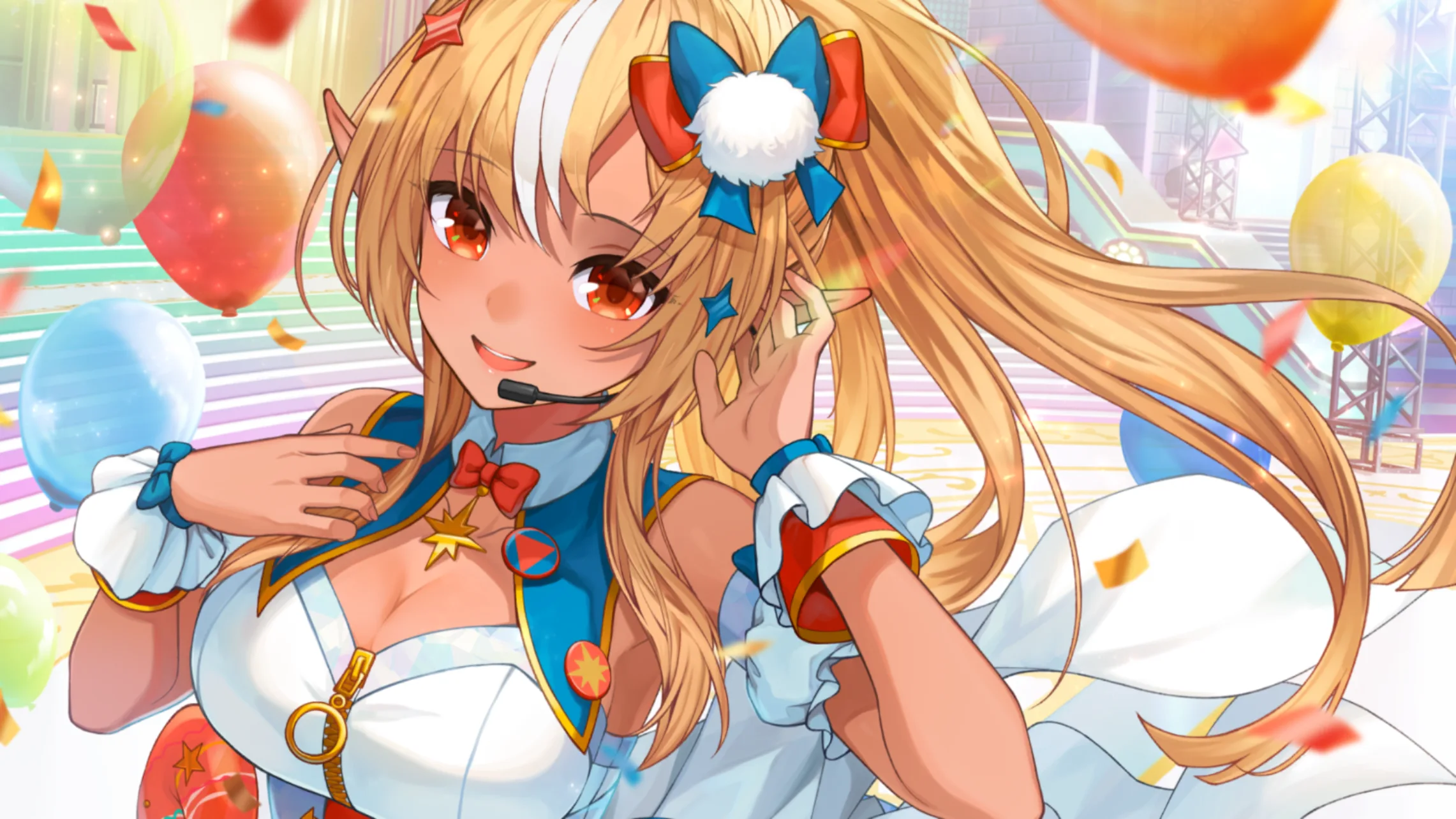 ダンスから伝わる気遣い 不知火フレアの衣装イラスト