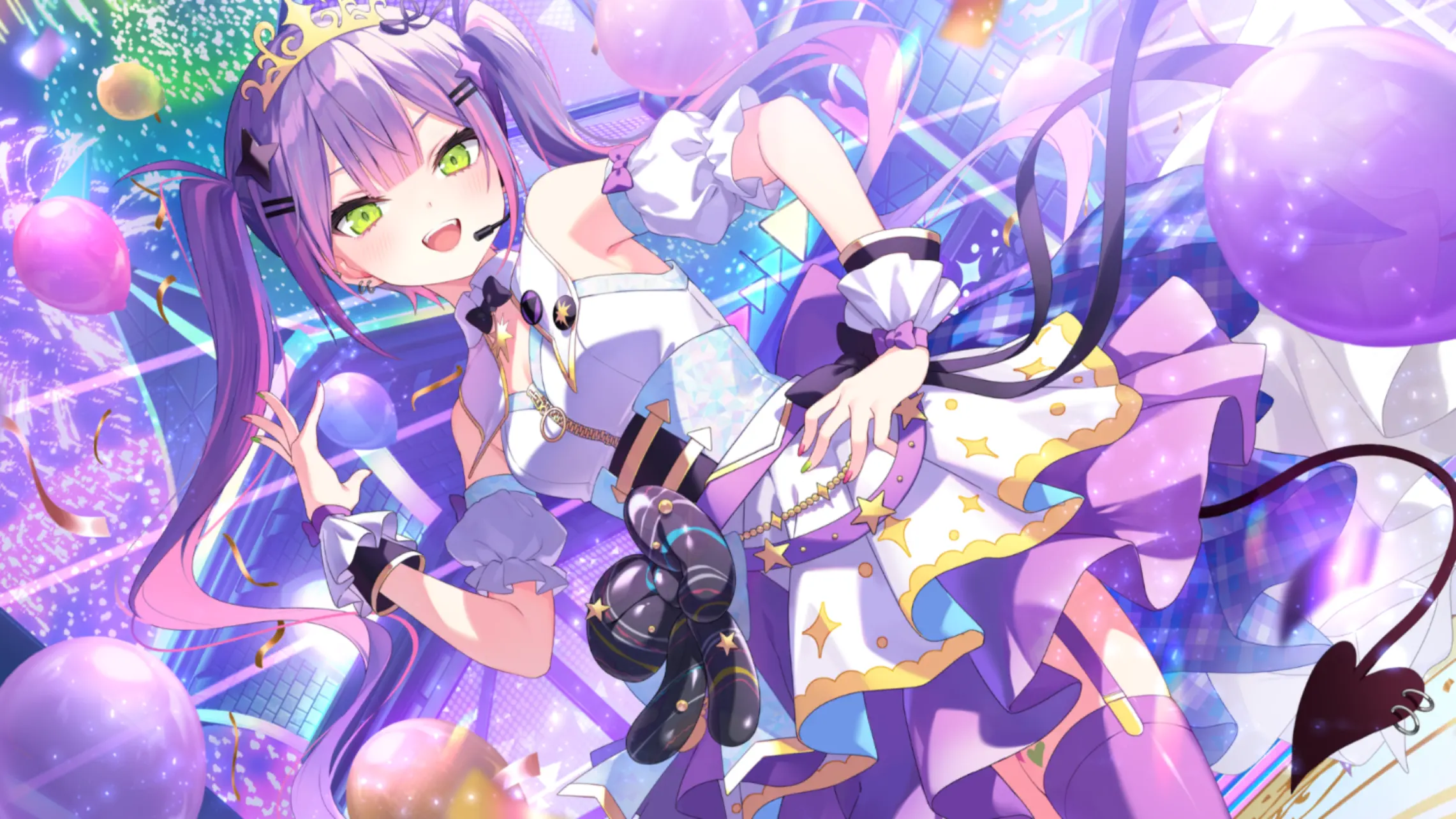 余裕ぶっこくナイトライブ 常闇トワの衣装イラスト