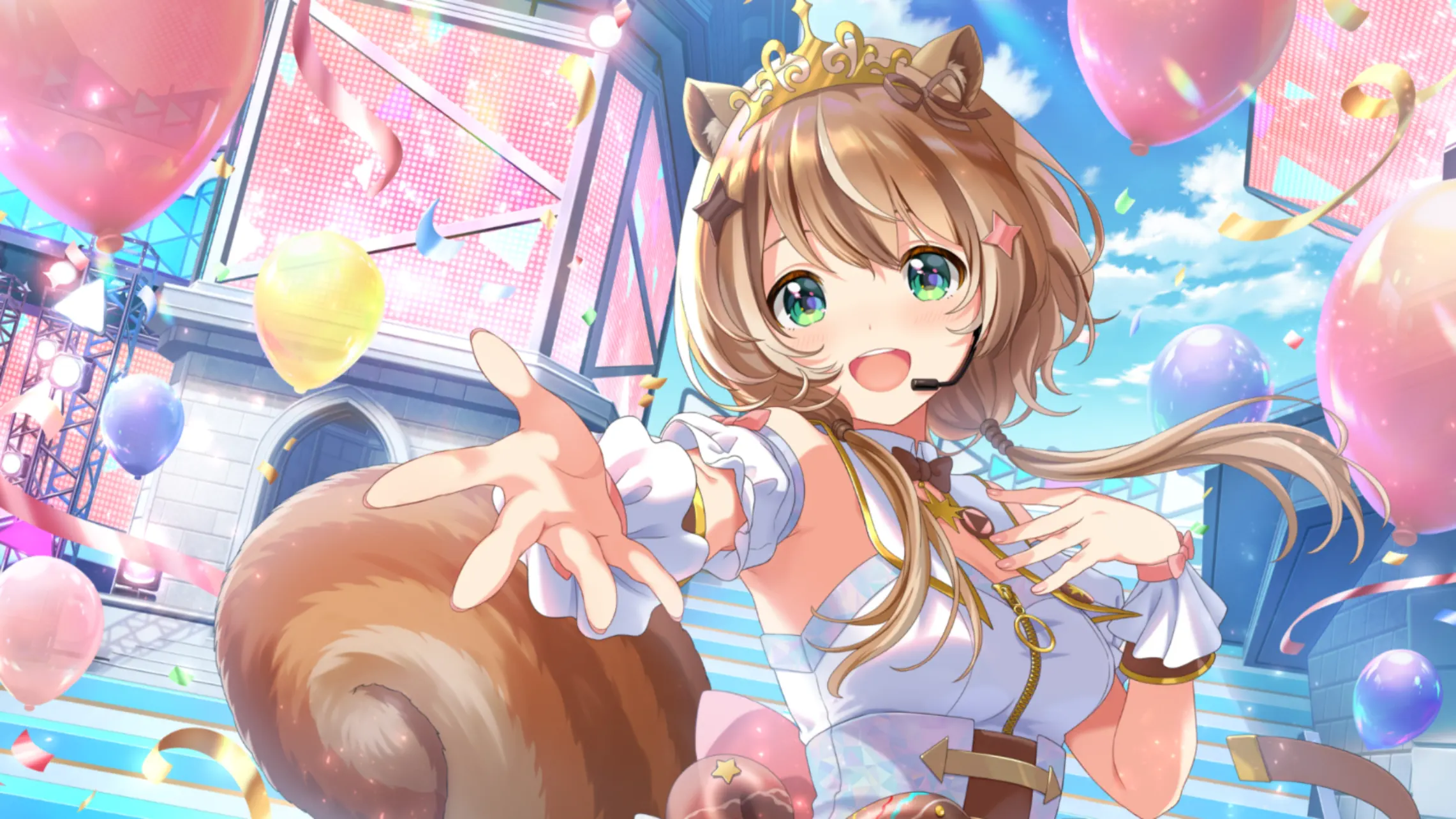 まんまるしっぽのキュートライブ アユンダ・リスの衣装イラスト
