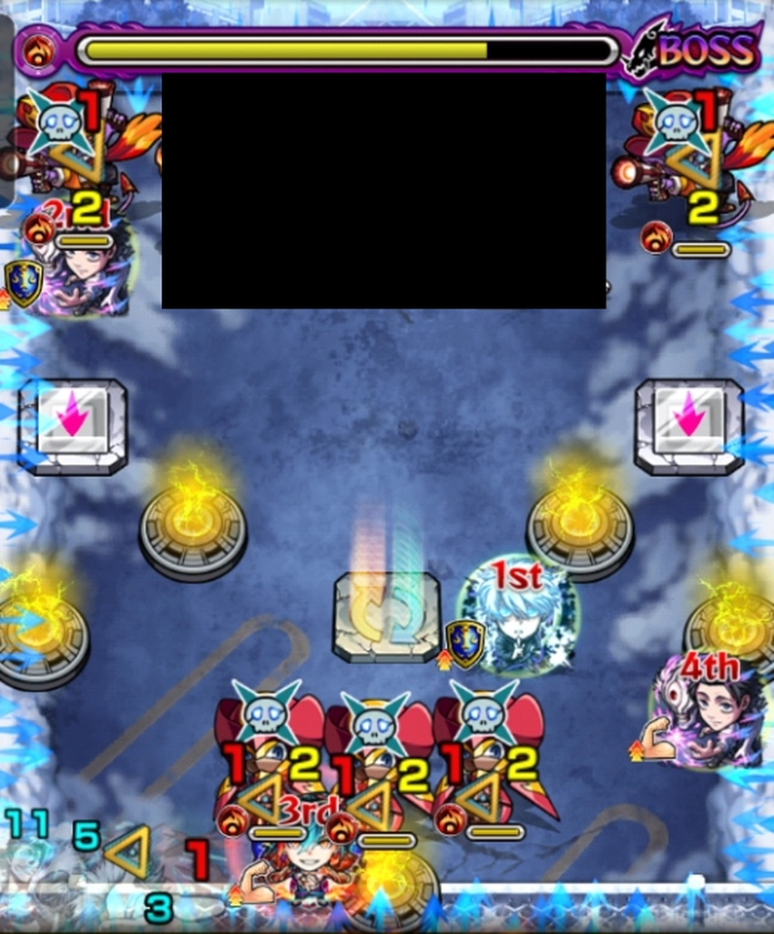 モンスト_石流龍_ザコ処理1