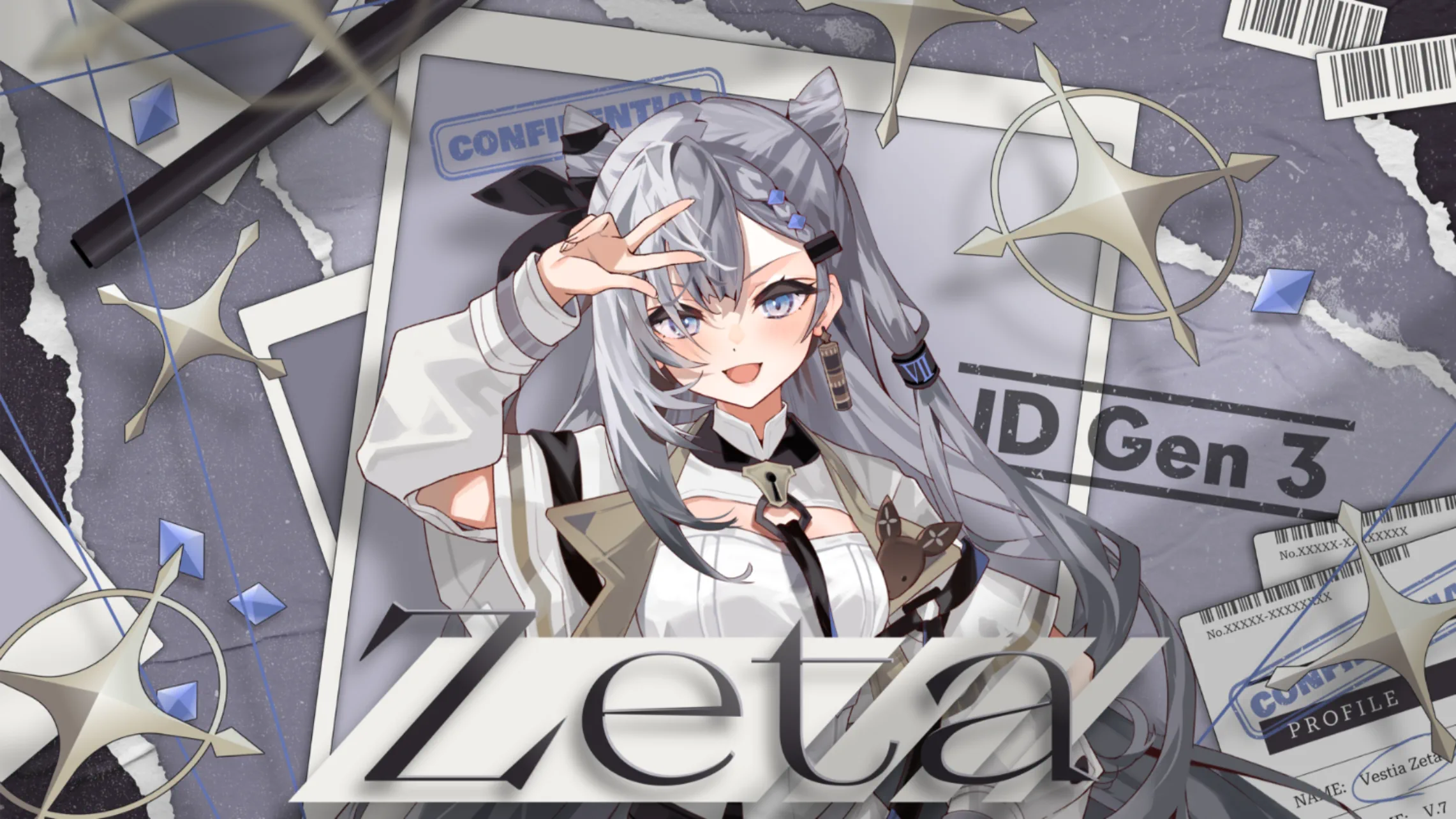 We are hololive! ベスティア・ゼータの衣装イラスト