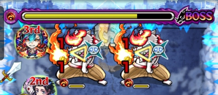 モンスト_石流龍_ザコ処理2
