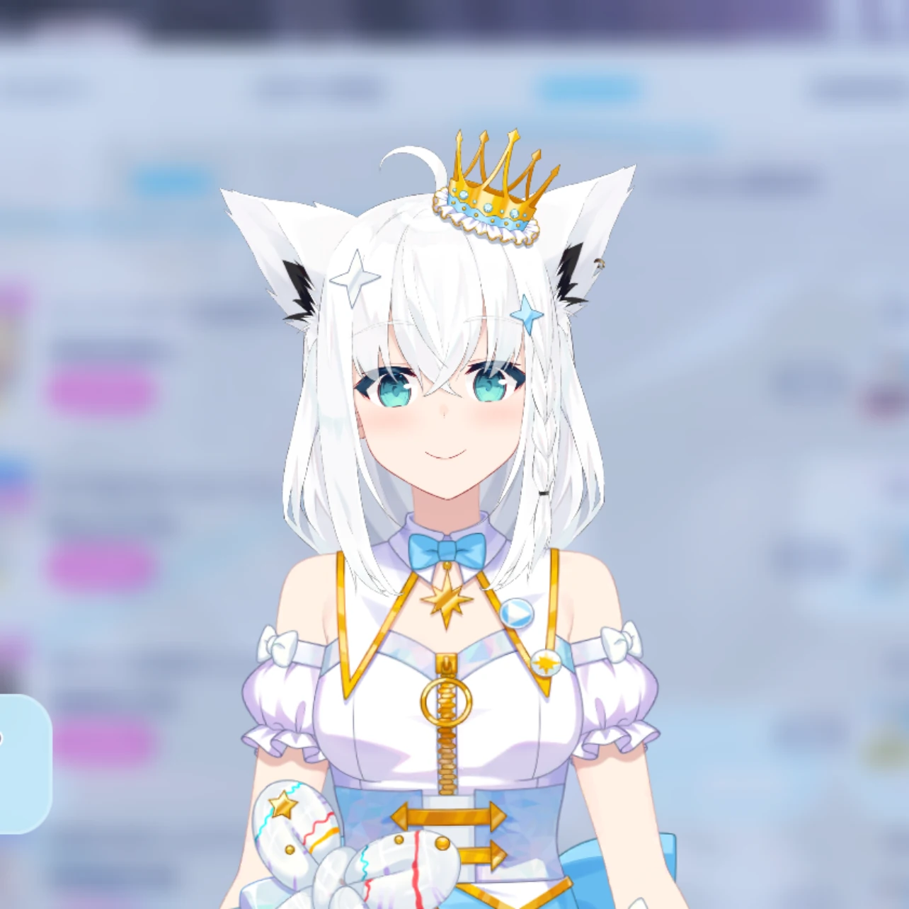 ギアあげるFOXパフォーマンス 白上フブキの衣装3Dモデル