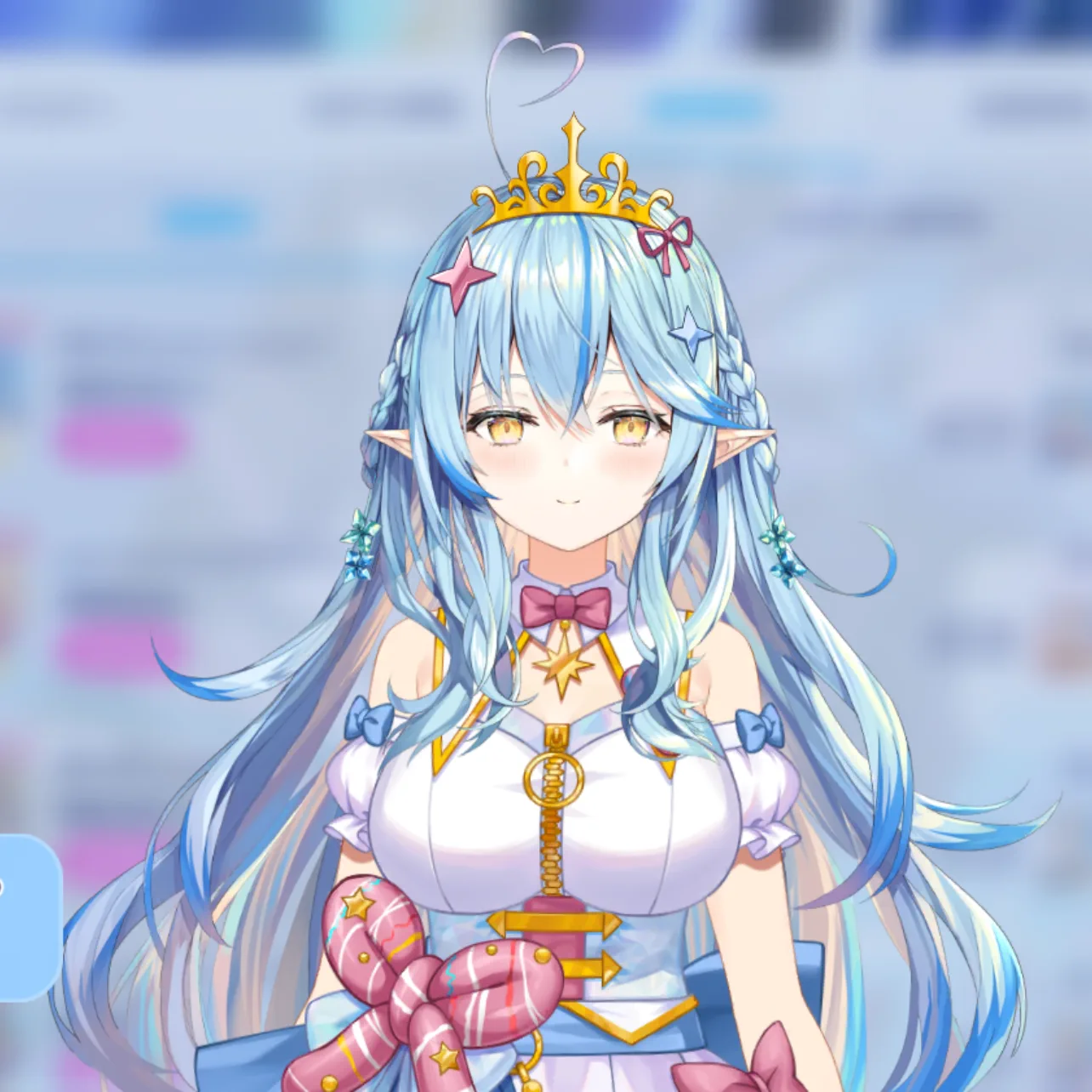 ホロドリ_照らすsnow mood！ 雪花ラミィ_3D