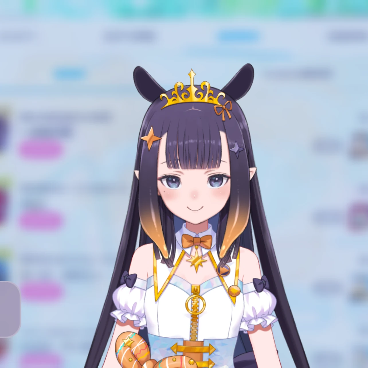 舞台を飾る和やか笑顔 一伊那尓栖の衣装3Dモデル