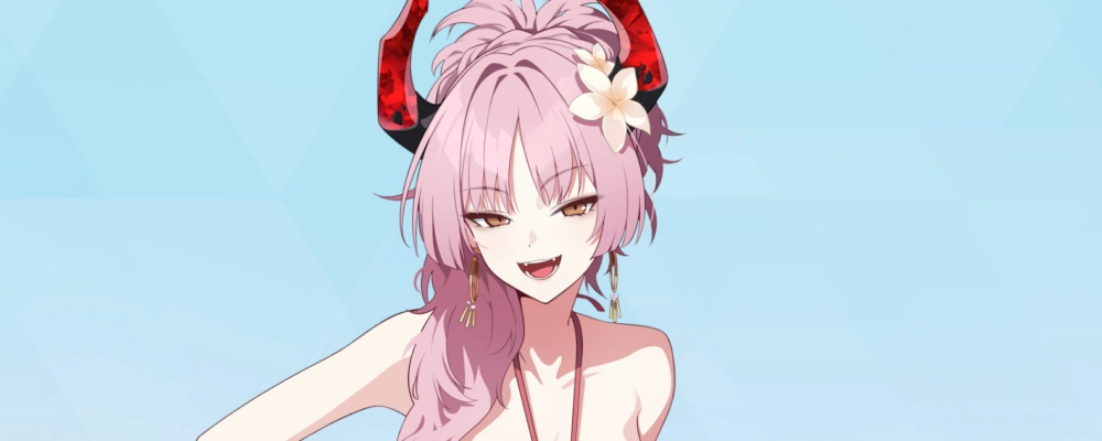 ブルアカ_水着サツキ