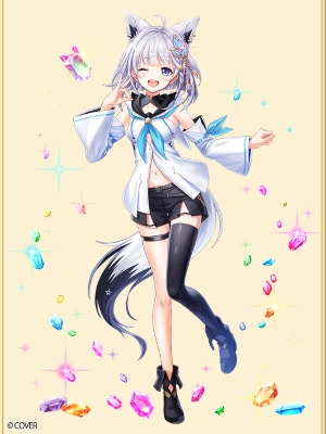 白猫_ティナ_ホロライブ_立ち絵