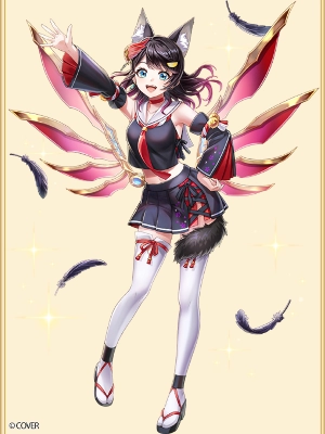 白猫_クロカ_ホロライブ_立ち絵