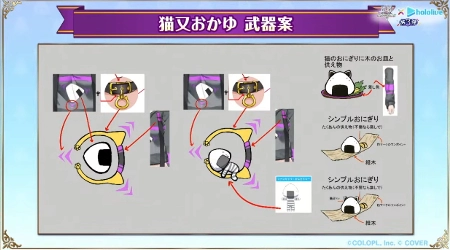 白猫_猫又おかゆ_武器案_ホロライブ3最新情報