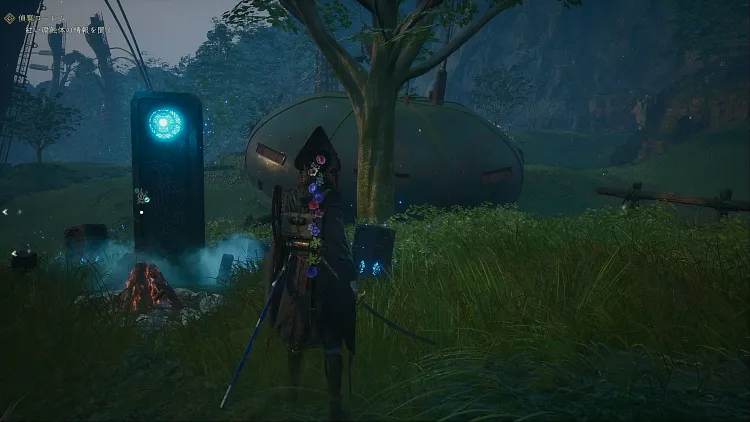 BoR_小河内前緩衝区域_野営地_川の上流_周辺