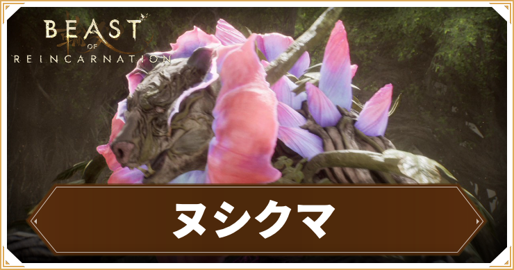 【ビーストオブリンカネーション】ヌシクマの攻略情報と推奨レベル