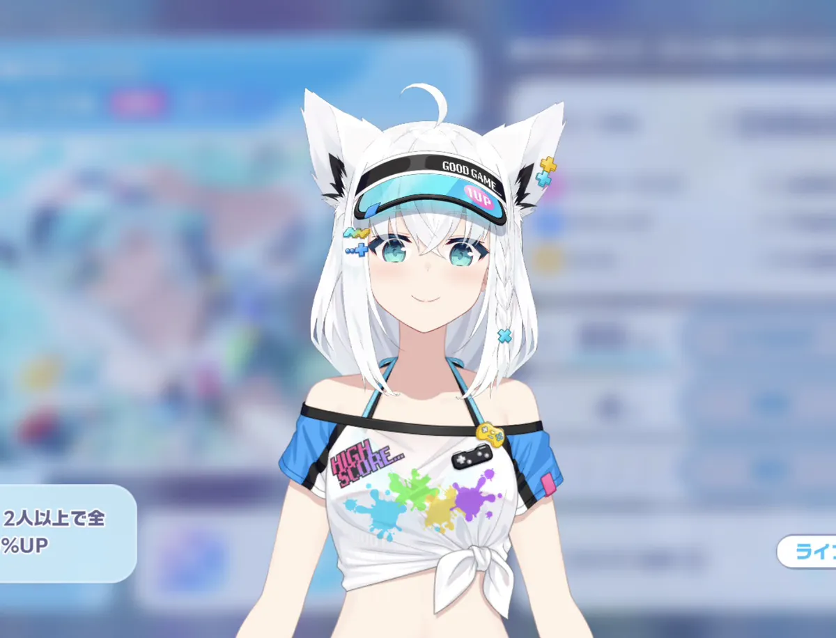 ホロドリ_渚で魅せるtwinkle 白上フブキ_3D