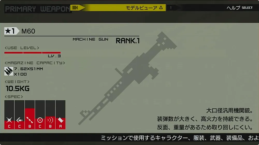 ピースウォーカー_武器レベル上げのメリット