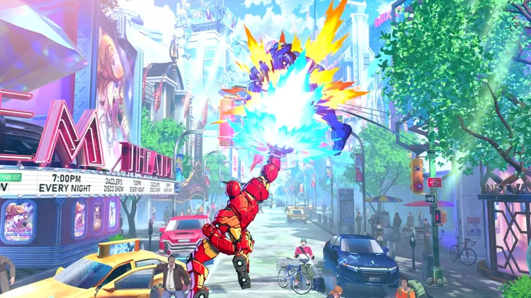 マーベル闘魂_リパルサーブラスト斜め上(空中)