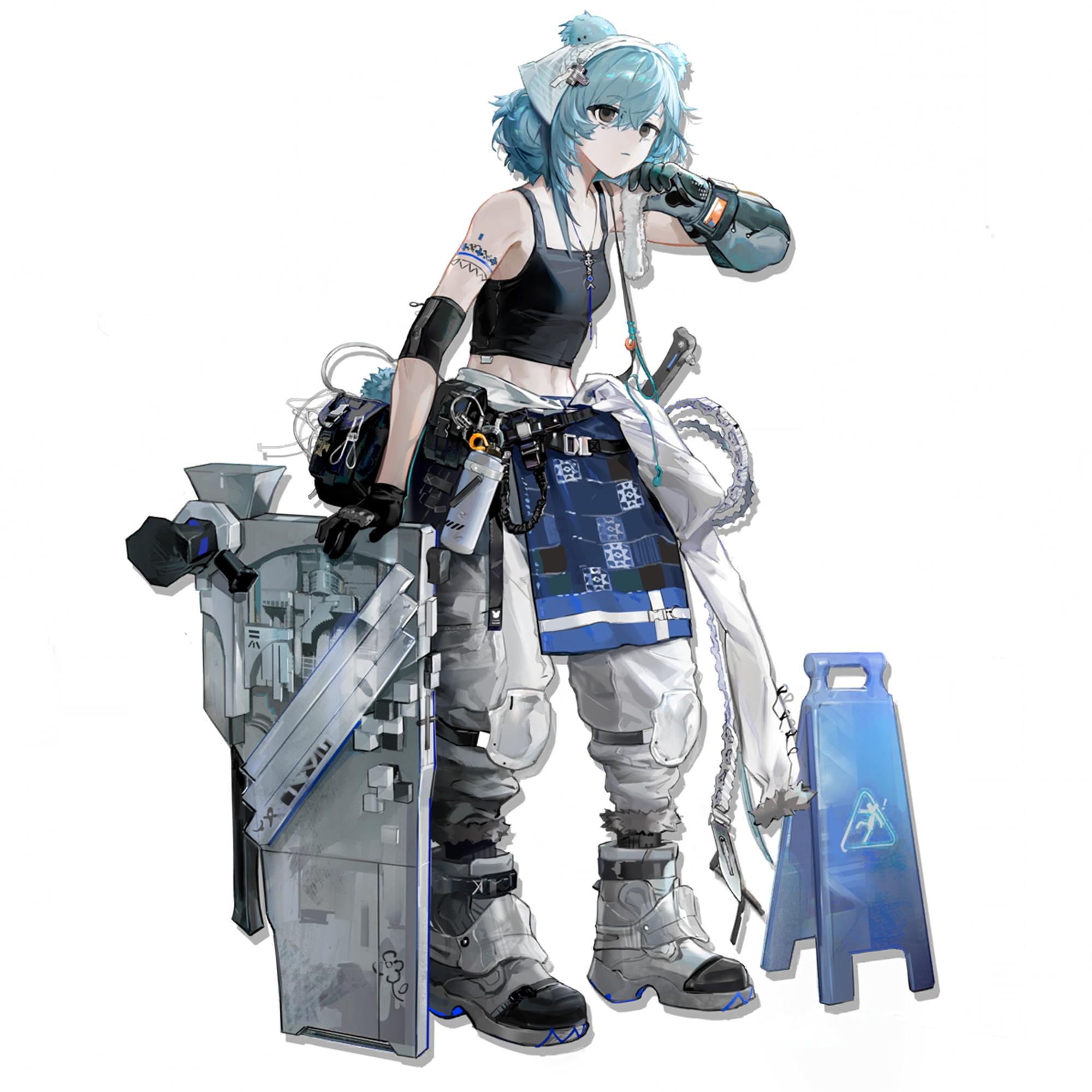 アークナイツ_クラックボーン_昇進1立ち絵