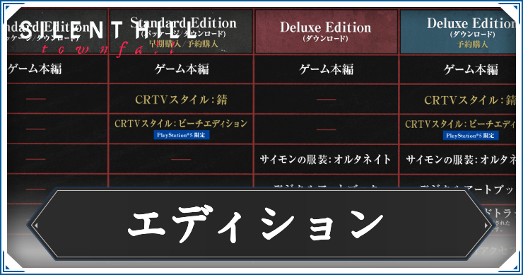 エディションごとの違いとおすすめ