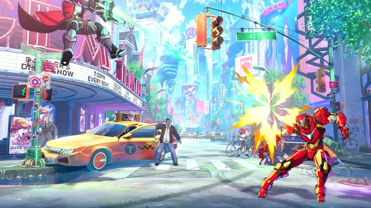 マーベル闘魂_ブラスターショットM(空中)