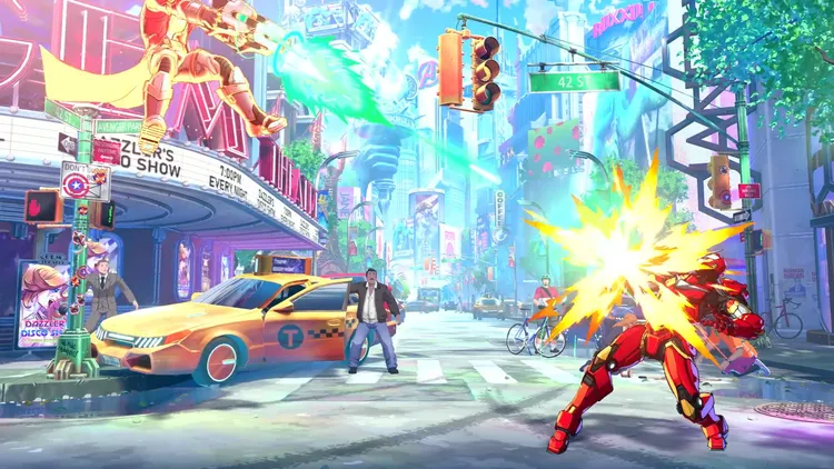 マーベル闘魂_ブラスターショットH(空中)