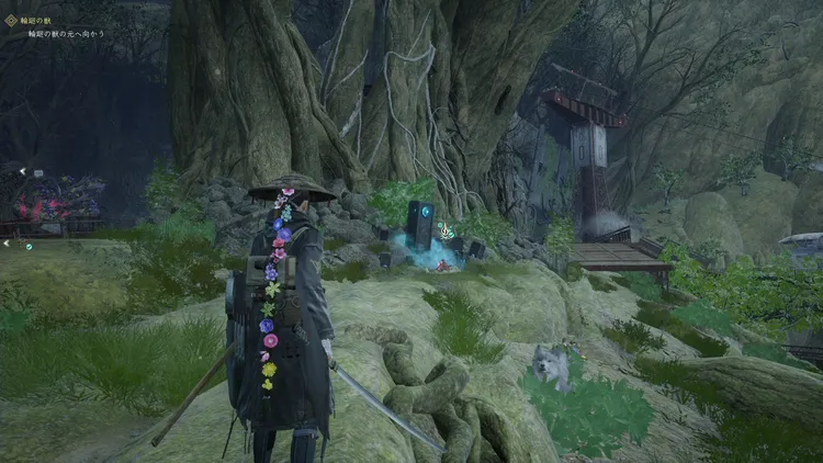 BoR_巨大樹区域_野営地_巨大樹ヌシの餌場_周辺