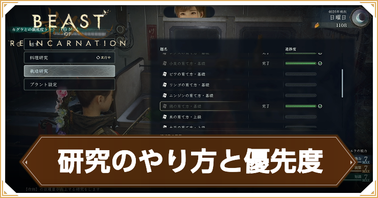 リンカーネーション_研究のやり方と優先度_アイキャッチ