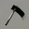 ほの暮しの庭_鋼のクワ