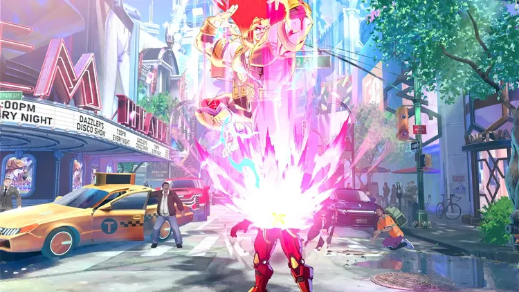 マーベル闘魂_フライングメテオH(空中)