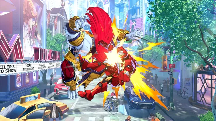 マーベル闘魂_スーパーノヴァスラム(空中)
