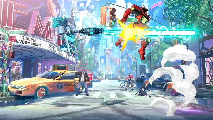 マーベル闘魂_ホロビームL(空中)