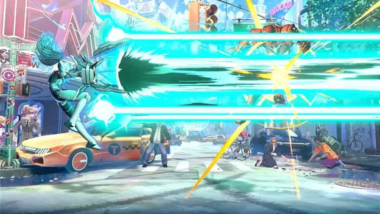 マーベル闘魂_シンクロビーム(空中)