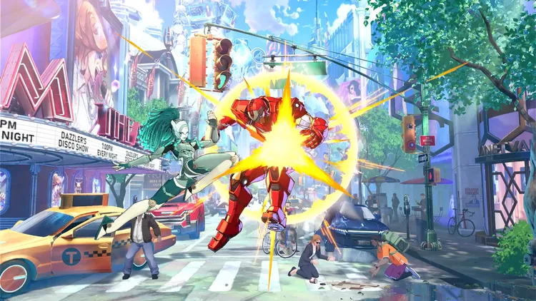 マーベル闘魂_スマッシュ(空中)