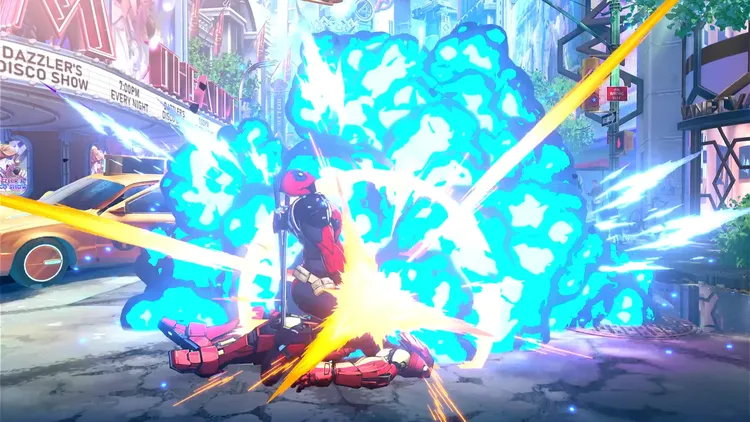 マーベル闘魂_フットダイブ(追加入力)(エクスプローシブグレネード)