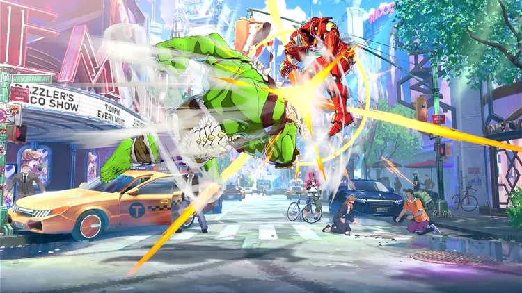 マーベル闘魂_バイオレントチャージM(空中)