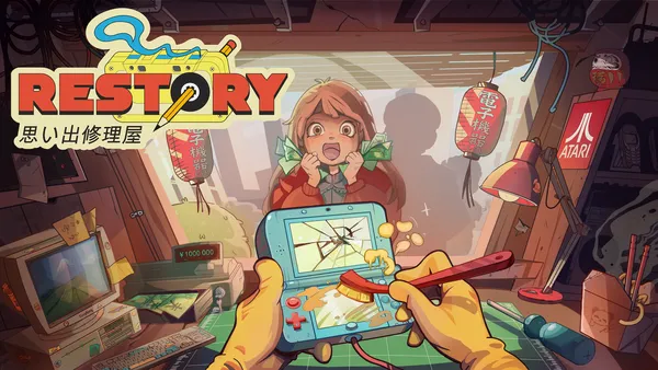 2000年代の東京で電子機器修理店を営む『リ・ストーリー: 思い出修理屋 (ReStory)』本日Steamで配信開始