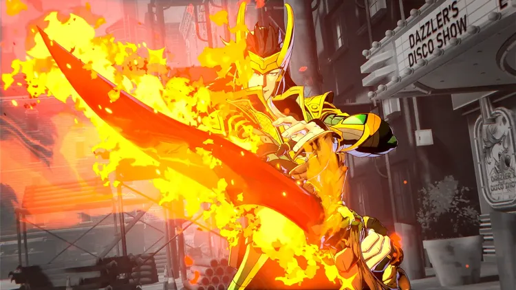 マーベル闘魂_レーヴァテイン(近くでヒット)