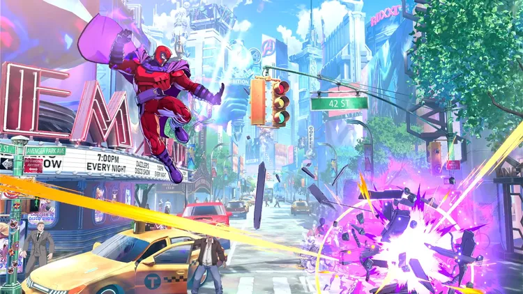 マーベル闘魂_マグネティックブラストM(空中・長押し)