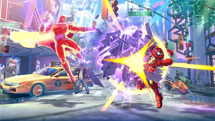 マーベル闘魂_マグネティックブラストH(空中・長押し)
