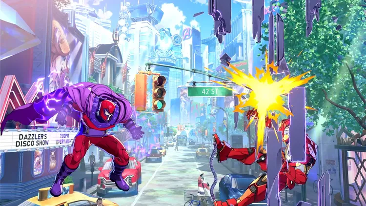 マーベル闘魂_ポラリティシフトM(空中・マグネタイズ)